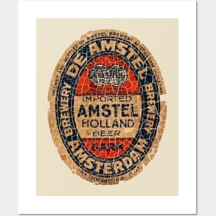 Amstel Vintage Beer Holland Posters and Art